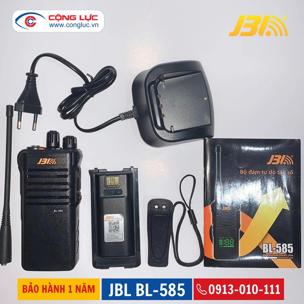 bán trọn bộ máy bộ đàm cầm tay jbl bl-585 giá rẻ nhất hải phòng