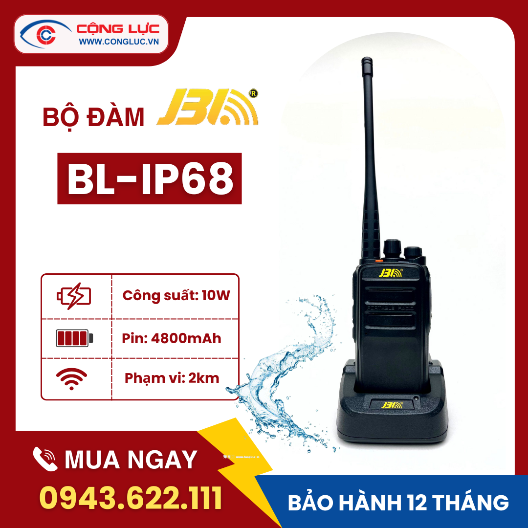 Bán máy bộ đàm chống nước JBL BL-IP68 chính hãng giá rẻ