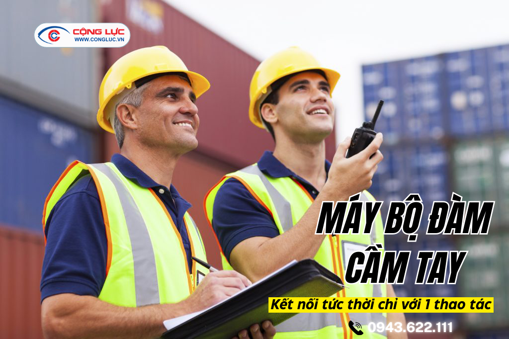 máy bộ đàm cầm tay kết nối tức thì chỉ với 1 thao tác