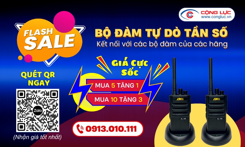 khuyến mãi máy bộ đàm cầm tay jbl bl-185 tại cộng lực