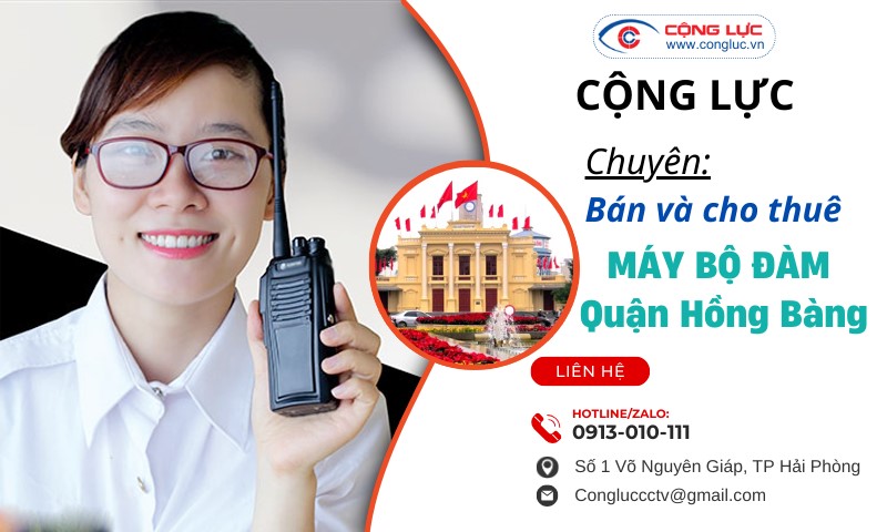 địa chỉ bán và cho thuê bộ đàm tại quận hồng bàng hải phòng