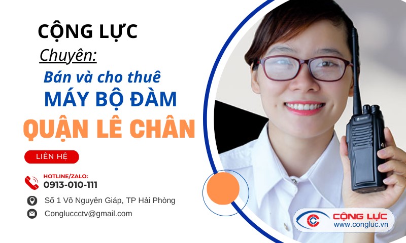 địa chỉ bán và cho thuê bộ đàm giá rẻ tại quận lê chân hải phòng