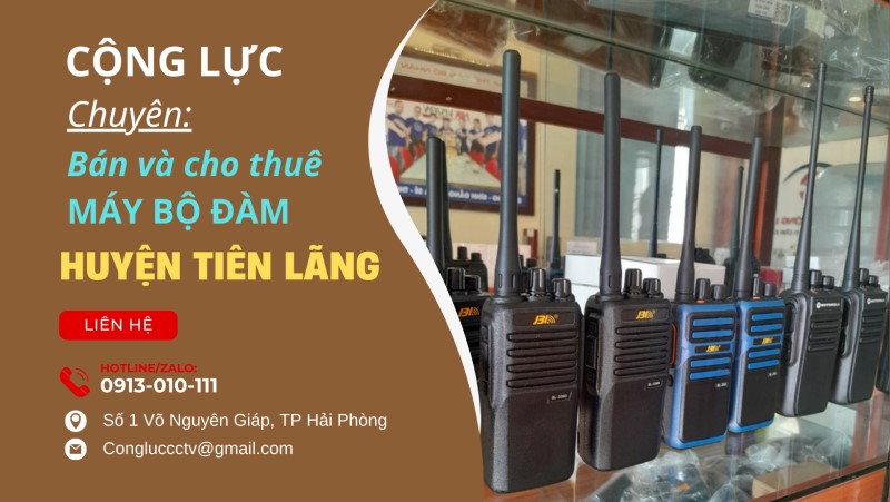 cộng lực bán và cho thuê bộ đàm tại huyện tiên lãng hải phòng