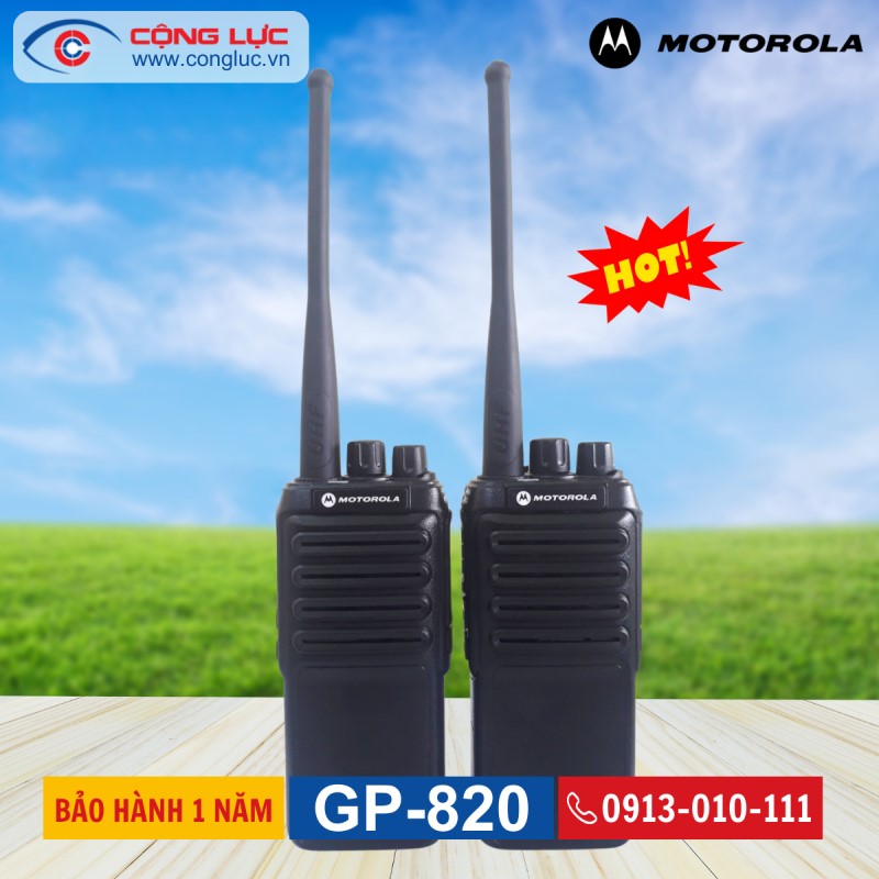 bán bộ đàm motorola gp-820 giá rẻ tại Dương Kinh hải phòng