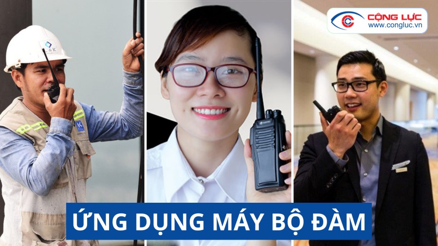 ứng dụng máy bộ đàm cầm tay