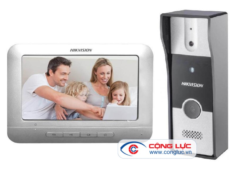 lắp đặt bộ chuông cửa màn hình analog Hikvision DS-KIS202 giá rẻ