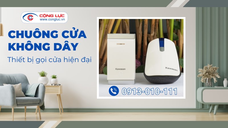 chuông cửa không dây thiết bị gọi cửa hiện đại