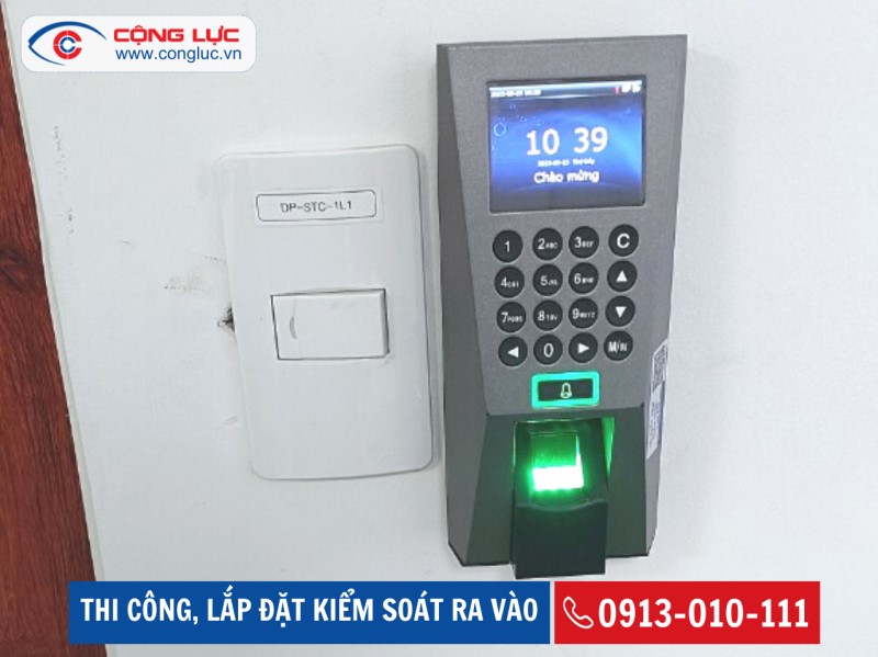 lắp kiểm soát ra vào ronald jack f18/id tại văn phòng công ty stc việt nam toà nhà taiyo
