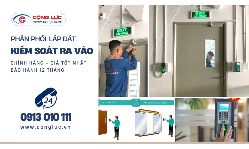 Lắp đặt thiết bị kiểm soát cửa ra vào uy tín tại Hải Phòng