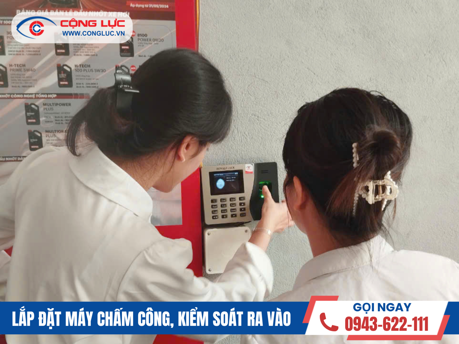 Máy chấm công vân tay Ronald Jack K14 Pro bán chạy nhất tại Hải Phòng 2025