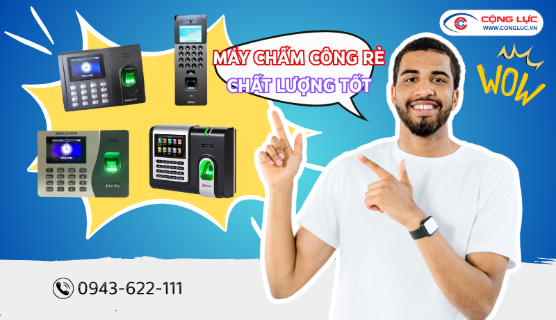 máy chấm công vân tay giải pháp tiết kiệm cho cửa hàng nhỏ