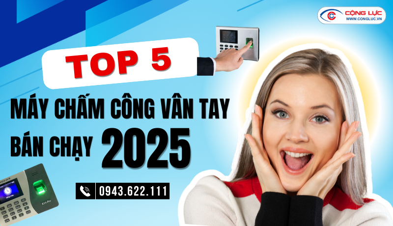 Top 5 máy chấm công vân tay bán chạy tại Hải Phòng năm 2025