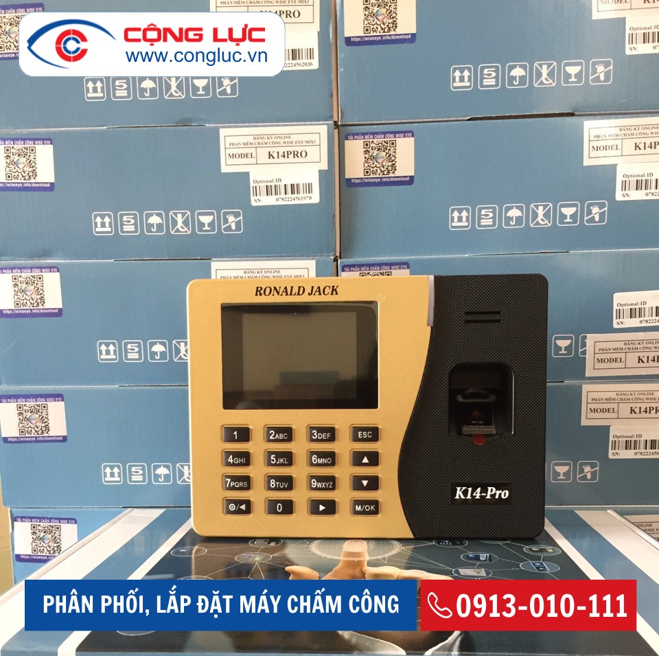 bán máy chấm công vân tay chính hãng giá rẻ tại hải phòng
