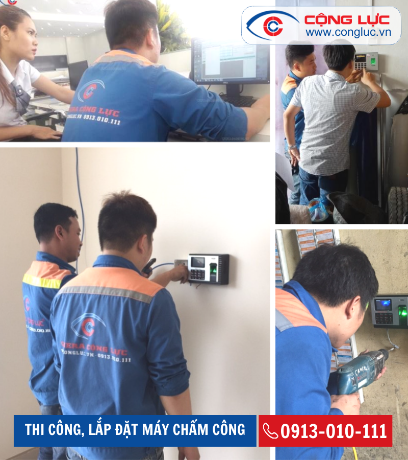 lắp đặt máy chấm công chuyên nghiệp nhất tại hải phòng