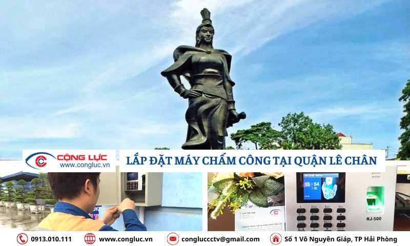 thi công lắp đặt máy chấm công tại quận lê chân hải phòng