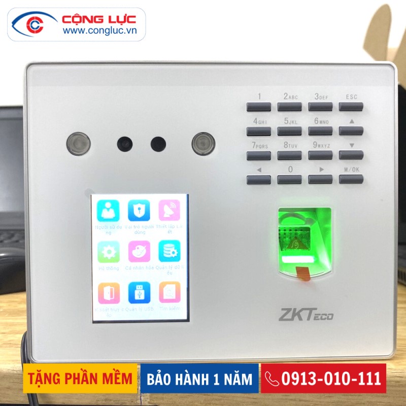 lắp máy chấm công khuôn mặt zkteco mb-40vl cho công ty bảo tiên ở Huyện Thuỷ Nguyên Hải Phòng