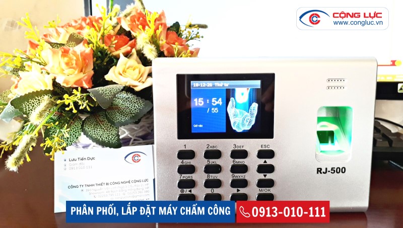 bán máy chấm công vân tay ronald jack rj500 giá rẻ