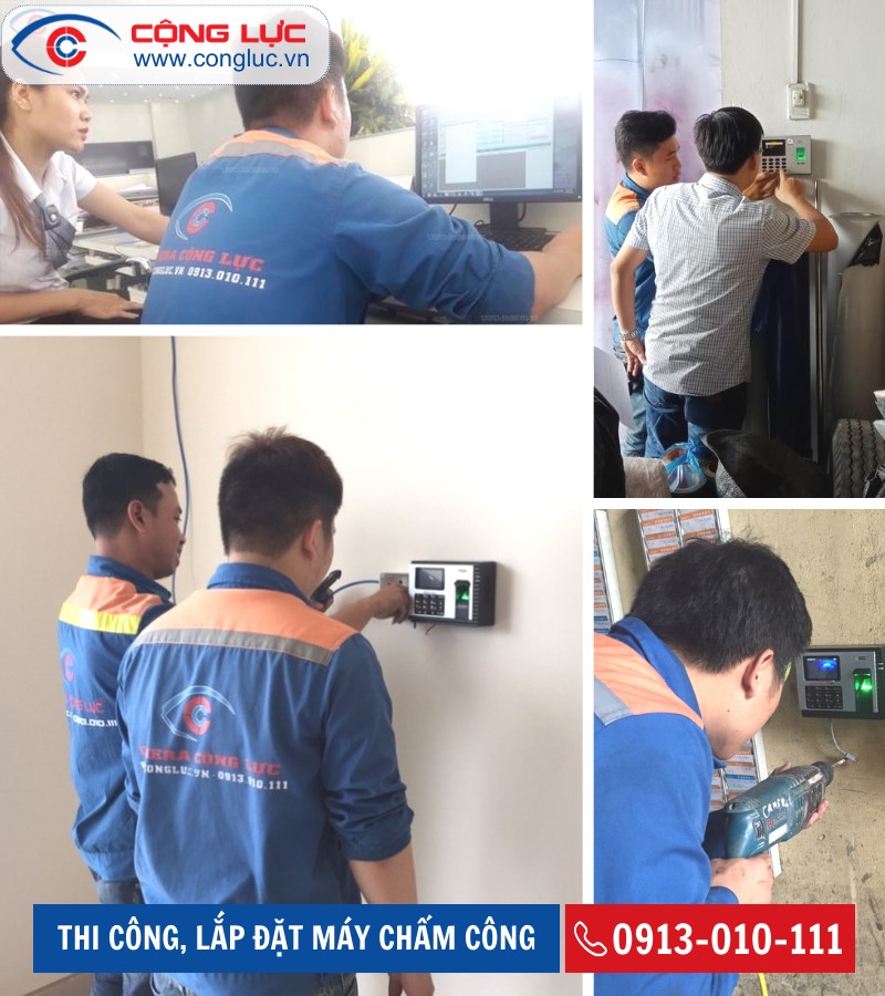 thợ lắp đặt máy chấm công chuyên nghiệp hàng đầu Hải Phòng