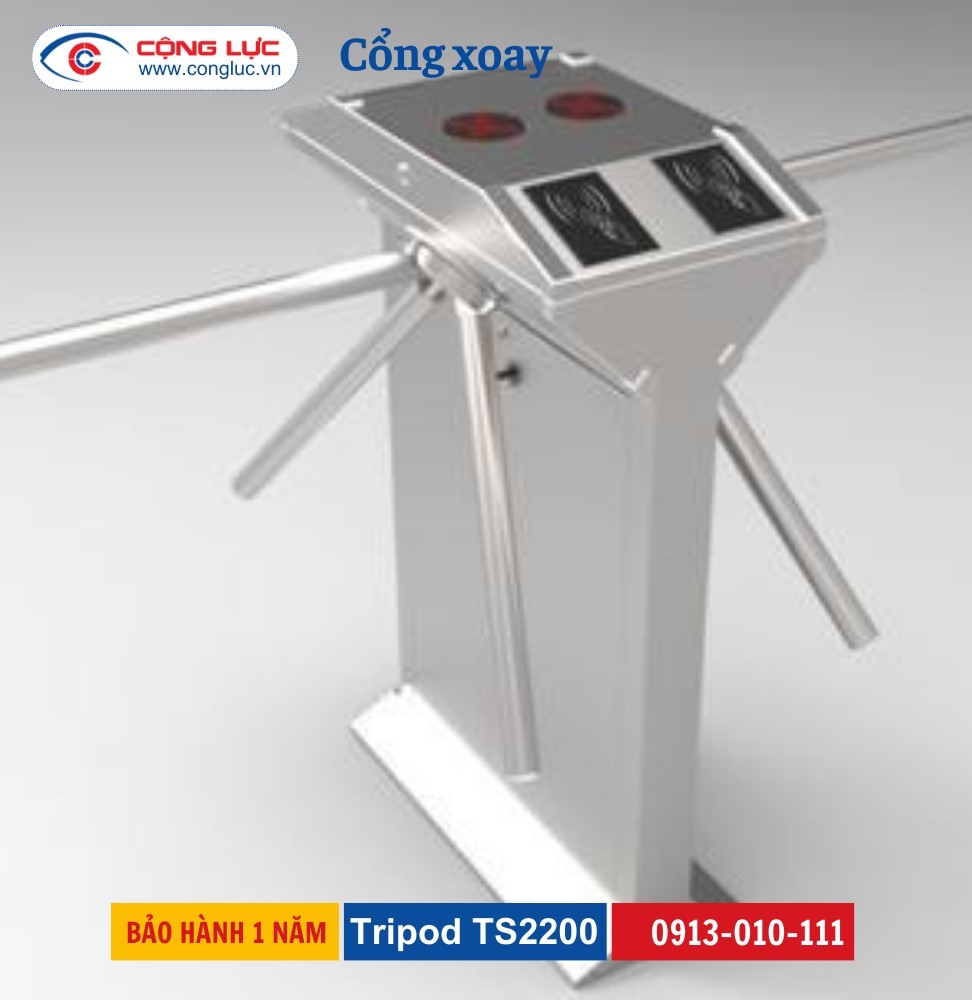 Phân phối Cổng Xoay Tripod Turnstile ZKTeco TS2200 chính hãng giá tốt nhất
