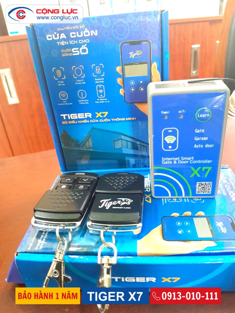 Bán bộ điều khiển cửa cổng tự động tiger x7 giá rẻ nhất tại hải phòng