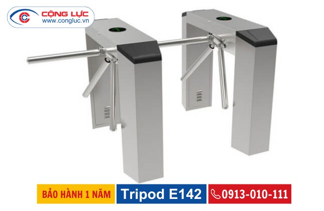 lắp đặt Cửa xoay Tripod 3 chấu E142 chính hãng, giá tốt nhất hải phòng