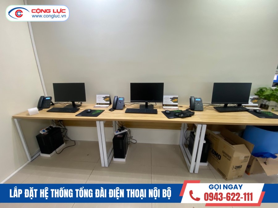 thi công hệ thống tổng đài điện thoại nội bộ văn phòng công ty Gold Partner tại Toà Nhà thành đạt 1