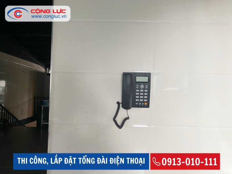 lắp đặt tổng đài điện thoại cho nhà hàng sen thị tại kcn nomura hải phòng