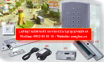 Lắp đặt kiểm soát cửa ra vào chuyên nghiệp tại quận Kiến An, Hải Phòng