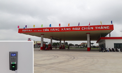 Lắp Đặt Thiết Bị Kiểm Soát Cửa Ra Vào Vân Tay Tại Cửa Hàng Xăng Dầu Chiến Thắng An Lão Hải Phòng