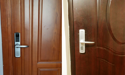 Lắp khóa cửa vân tay căn hộ 21 tầng 11 tòa nhà SHP Hải Phòng