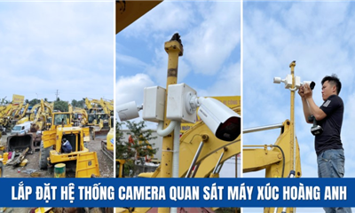 Lắp Hệ Thống Camera Cho Cơ Sở Máy Xúc Hoàng Anh Tại Đường 5 Quán Toan