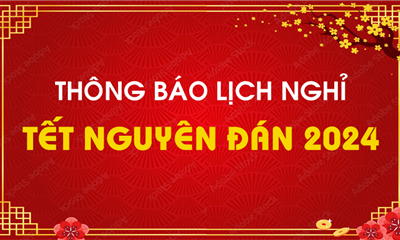 Cộng Lực Thông Báo Lịch Nghỉ Tết Nguyên Đán Giáp Thìn 2024