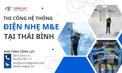 Nhà Thầu Thi Công Hệ Thống Điện Nhẹ M&E Chuyên Nghiệp Tại Thái Bình