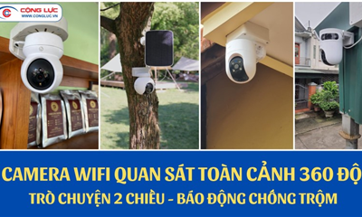 Bán Camera Wifi Xoay 360 Độ Chính Hãng, Giá Tốt Tại Hải Phòng