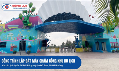Lắp Máy Chấm Công Vân Tay Cho Khu Du Lịch Quốc Tế Đồi Rồng Đồ Sơn
