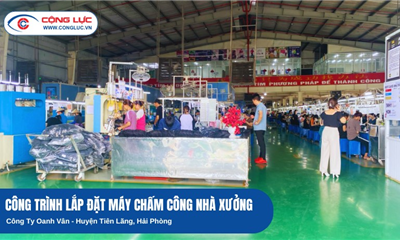 Lắp Máy Chấm Công Nhà Xưởng Oanh Vân Tại Huyện Tiên Lãng Hải Phòng