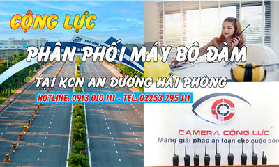 Cung cấp máy bộ đàm cầm tay giá rẻ tại KCN An Dương Hải Phòng