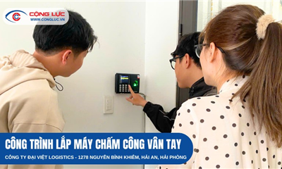 Công Ty Đại Việt Logistics Quận Hải An Ứng Dụng Máy Chấm Công Vân Tay Hiện Đại