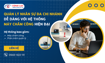 MÁY CHẤM CÔNG CÓ DÙNG CHO NHIỀU CHI NHÁNH ĐƯỢC KHÔNG?