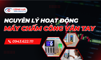 KHÁM PHÁ NGUYÊN LÝ HOẠT ĐỘNG CỦA MÁY CHẤM CÔNG VÂN TAY HIỆN ĐẠI
