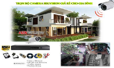 Trọn bộ camera giám sát an ninh giá rẻ cho nhà ở giá chỉ 3.500.000đ