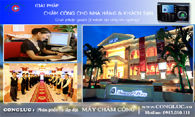 Giải pháp lắp máy chấm công cho hệ thống nhà hàng, khách sạn
