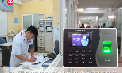 Tư vấn lắp đặt máy chấm công vân tay cho bệnh viện Hải Phòng