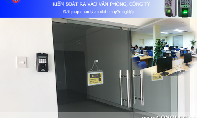 Giải pháp lắp đặt kiểm soát cửa ra vào văn phòng, công ty