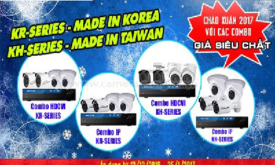 Khuyến mãi lắp đặt trọn bộ Camera quan sát giá rẻ Hbvision