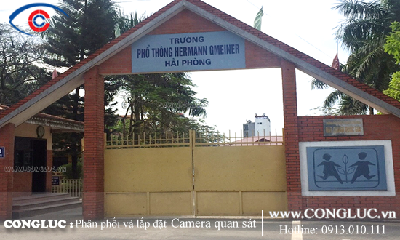 Cung cấp, lắp đặt camera quan sát tại Trường THPT Hermann Gmeiner, Hải Phòng