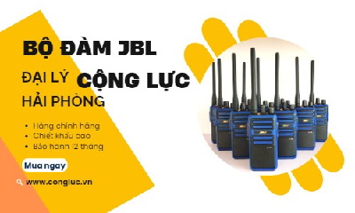 Đại lý bộ đàm JBL Hải Phòng chính hãng, bán giá rẻ nhất, bảo hành 12 tháng