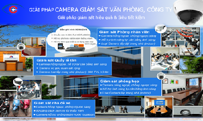 Giải pháp lắp đặt camera quan sát cho văn phòng, công ty