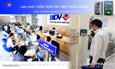 Giải pháp lắp đặt kiểm soát cửa ra vào ngân hàng