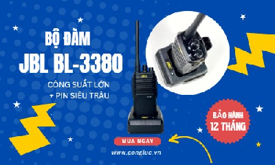 Bán máy bộ đàm cầm tay JBL BL-3380 chính hãng, giá rẻ nhất tại Hải Phòng